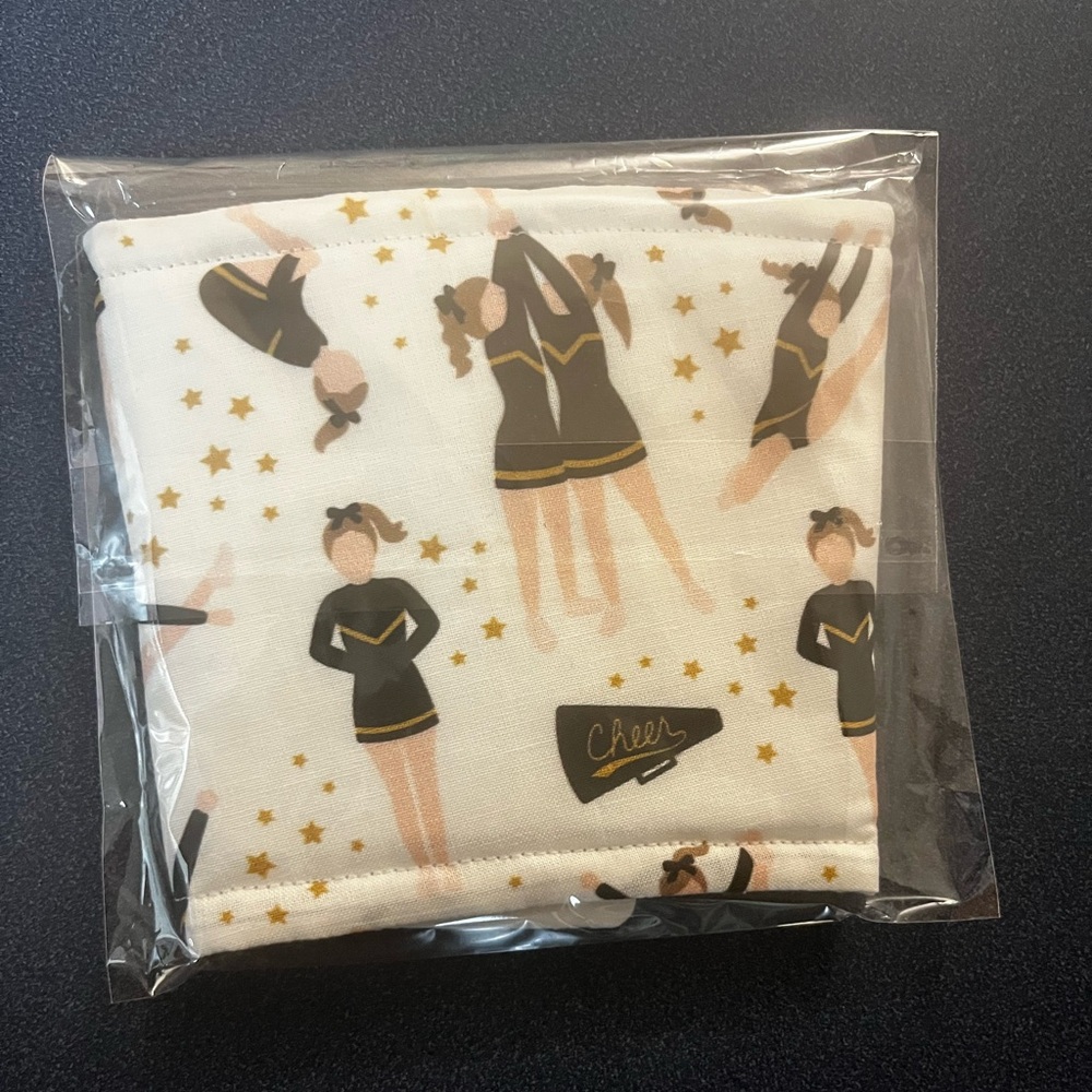 Cheerleader Pattern Cup Cozy
